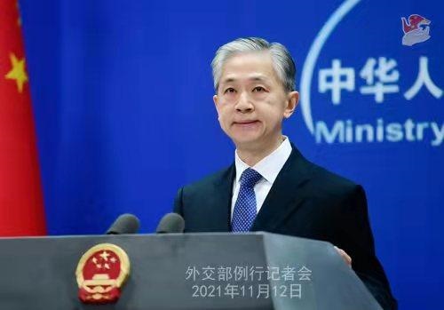 外交部發(fā)言人汪文斌。薛偉 攝