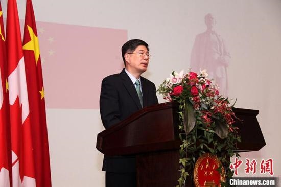 資料圖：中國(guó)駐加大使叢培武。<a target='_blank' href='/'>中新社</a>記者 余瑞冬 攝