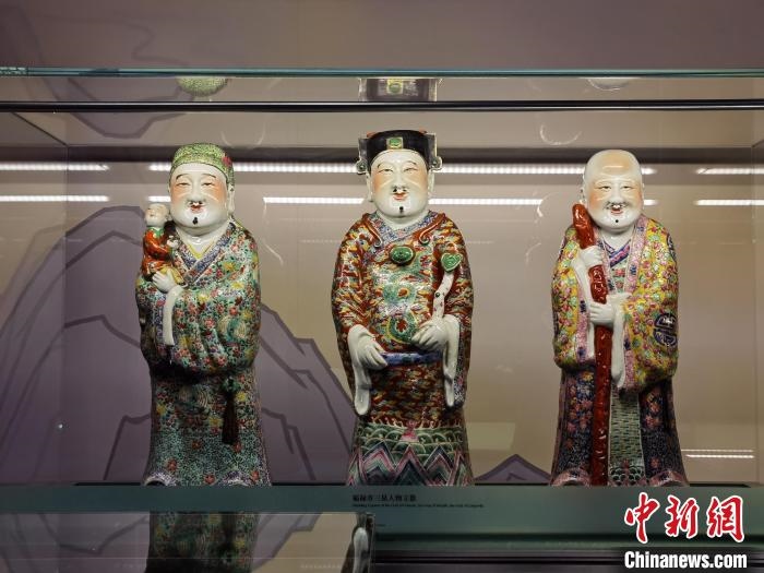 福祿壽三星人物立像?！∩虾Ｊ袣v史博物館 供圖