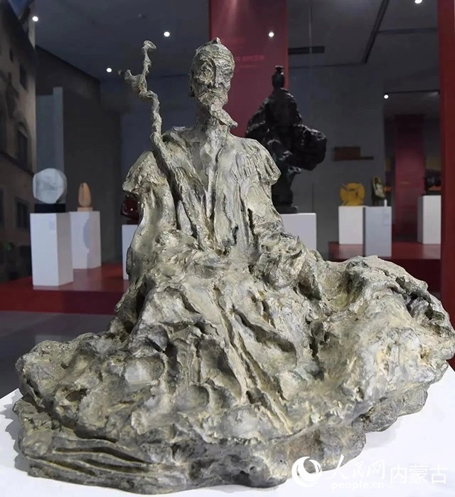 吳為山作品《莊子》。王劭凱攝