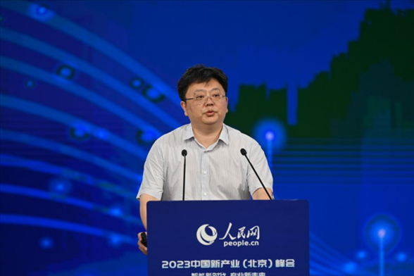 傳播內(nèi)容認(rèn)知全國(guó)重點(diǎn)實(shí)驗(yàn)室首席科學(xué)家張勇東。人民網(wǎng)記者 于凱攝