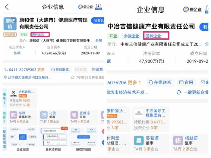截圖自愛企查。