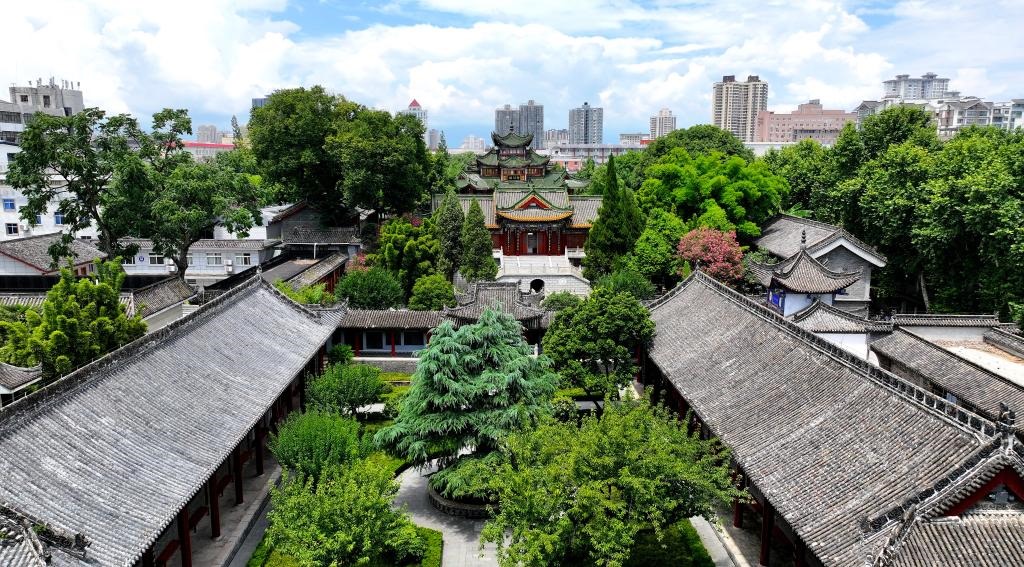 近日拍攝的陜西省漢中市博物館。新華社記者 劉瀟 攝