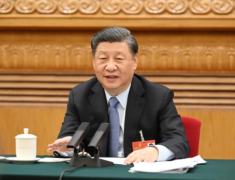 2023年3月5日，習(xí)近平總書記參加十四屆全國(guó)人大一次會(huì)議江蘇代表團(tuán)審議。