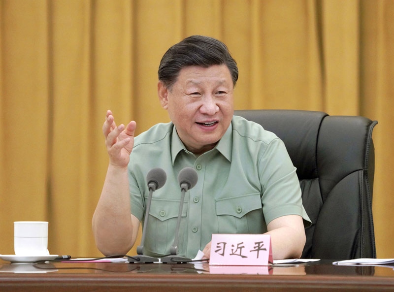 2023年7月26日，習(xí)近平到西部戰(zhàn)區(qū)空軍視察。