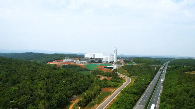 湖北省宜昌市生活垃圾發(fā)電特許經(jīng)營項目。陳臣攝