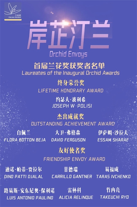 首屆蘭花獎(jiǎng)獲獎(jiǎng)?wù)呙麊巍?巴西圣保羅州立大學(xué)孔子學(xué)院供圖。（來源：人民畫報(bào)）