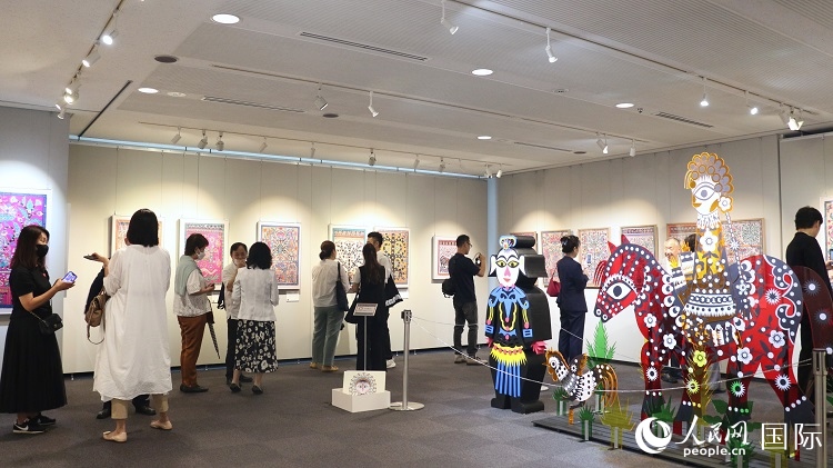 到場民眾觀看展覽。人民網(wǎng) 許可攝