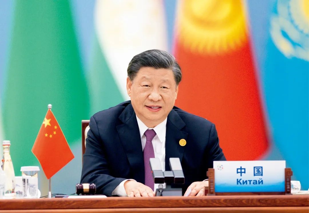 2023年5月19日上午，國家主席習(xí)近平在陜西省西安市主持首屆中國—中亞峰會并發(fā)表題為《攜手建設(shè)守望相助、共同發(fā)展、普遍安全、世代友好的中國—中亞命運共同體》的主旨講話。圖/ 新華社記者 黃敬文 攝