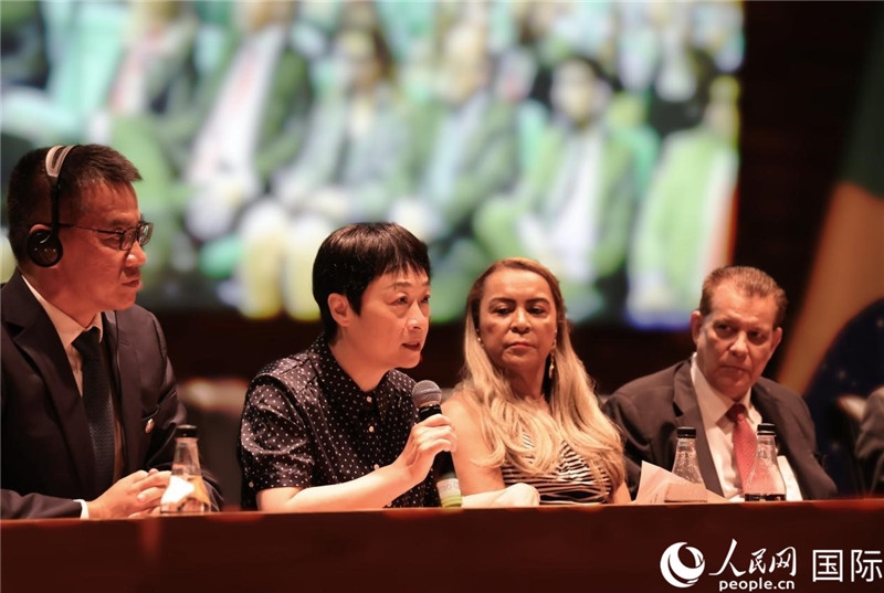 田敏出席論壇開幕式并致辭。人民網(wǎng)記者 時元皓攝
