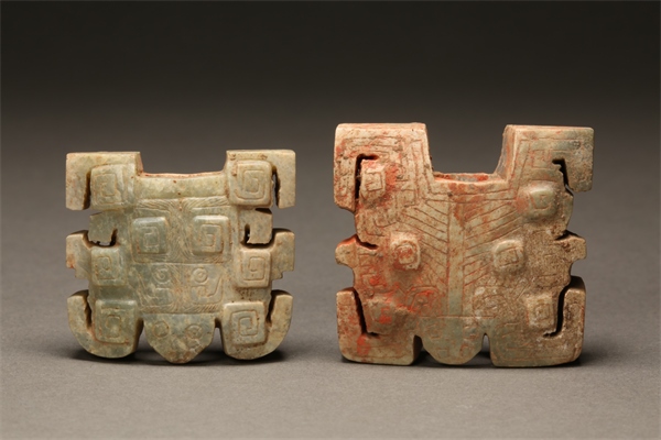 獸面形玉飾件。國(guó)家文物局供圖