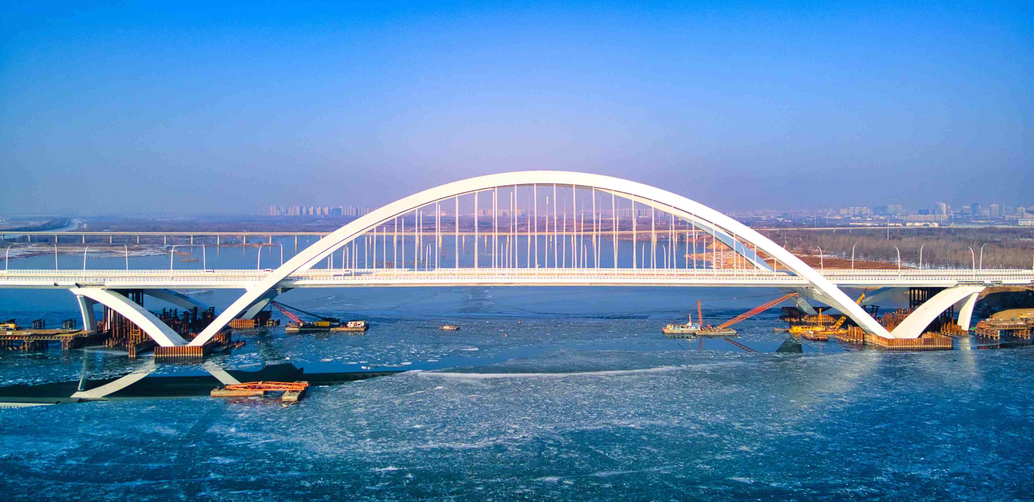 開通后的京雄大橋。受訪方供圖