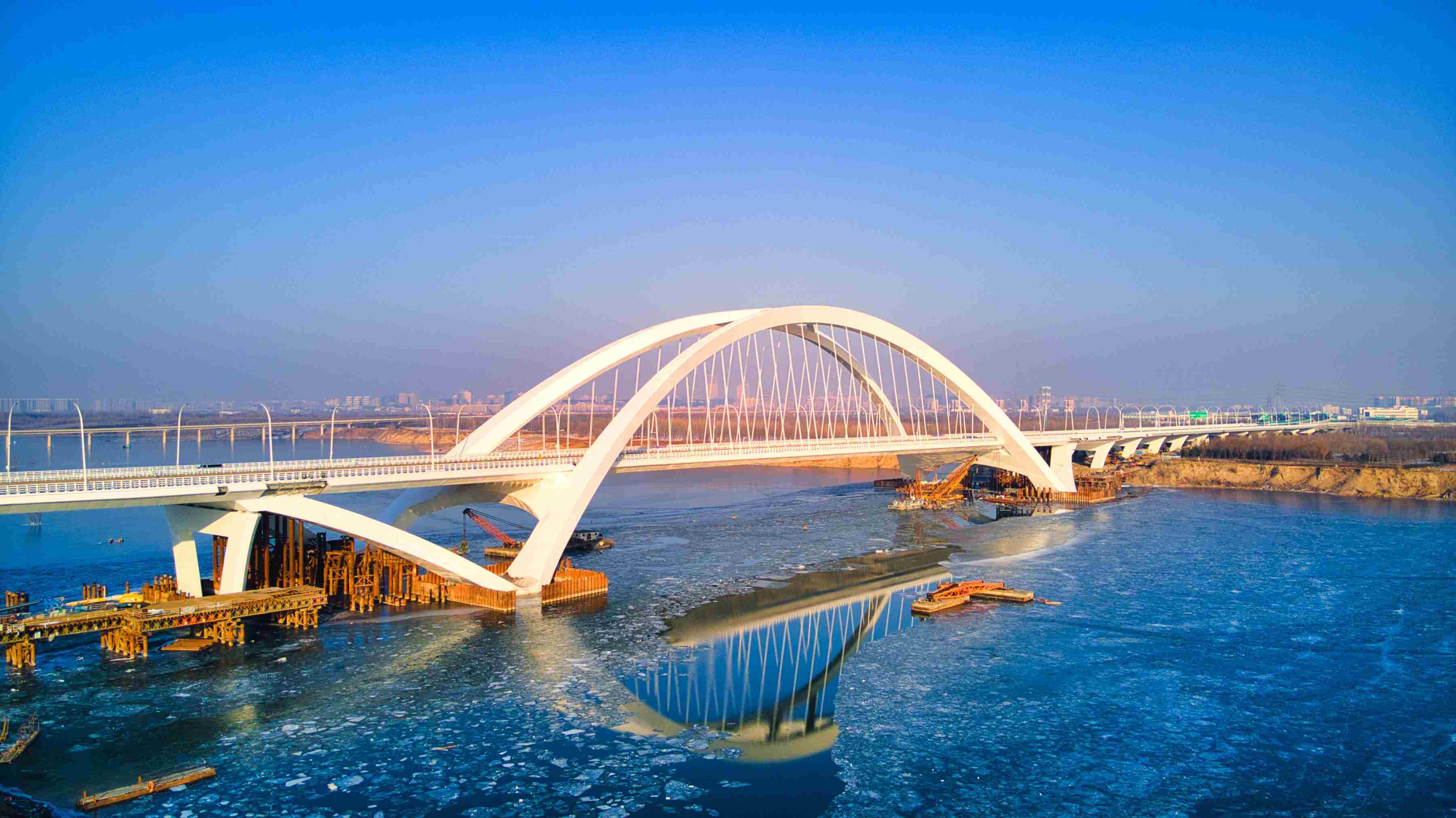 開通后的京雄大橋。受訪方供圖