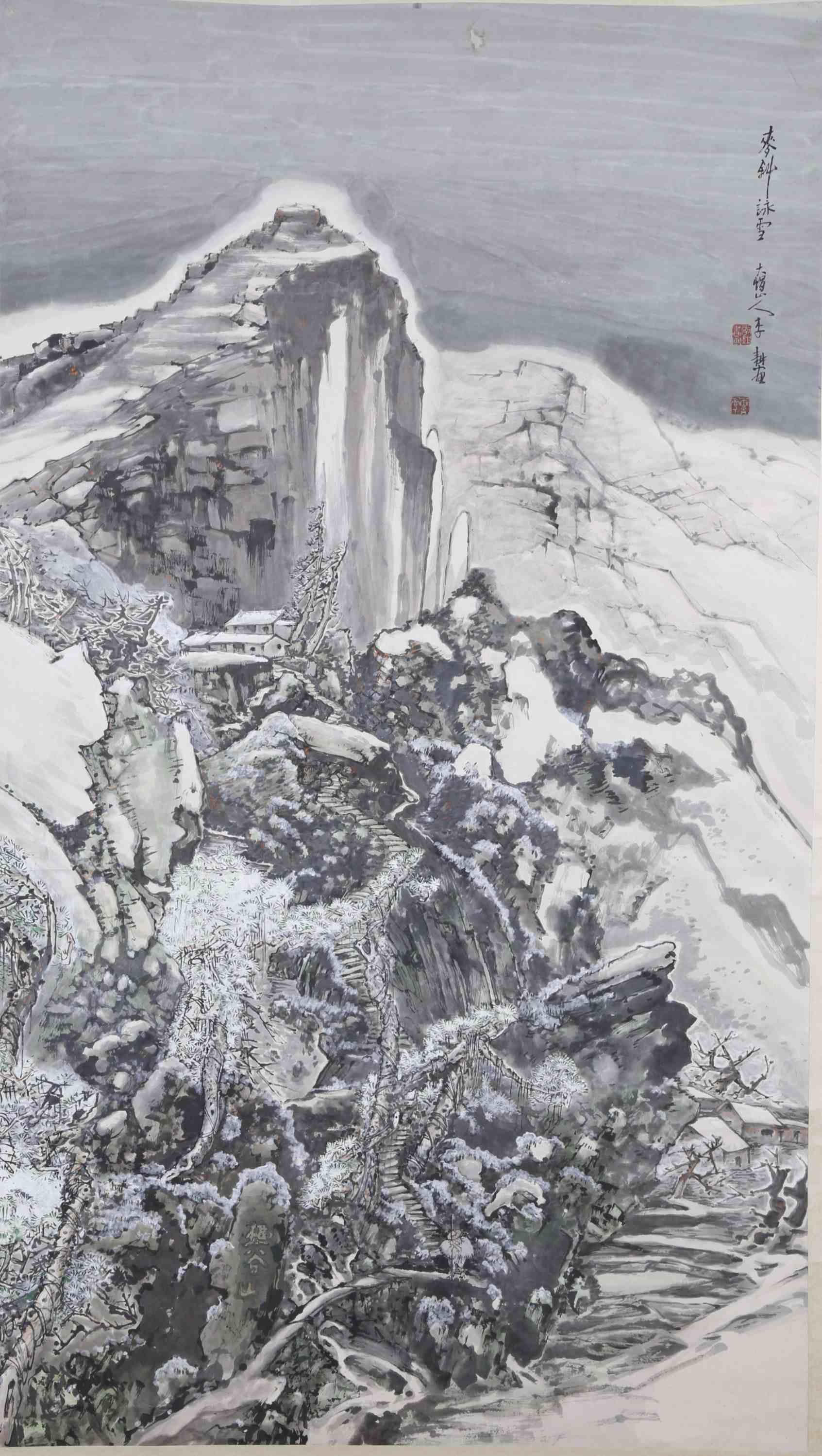 李耕畫(huà)作。(仙游縣博物館供圖)