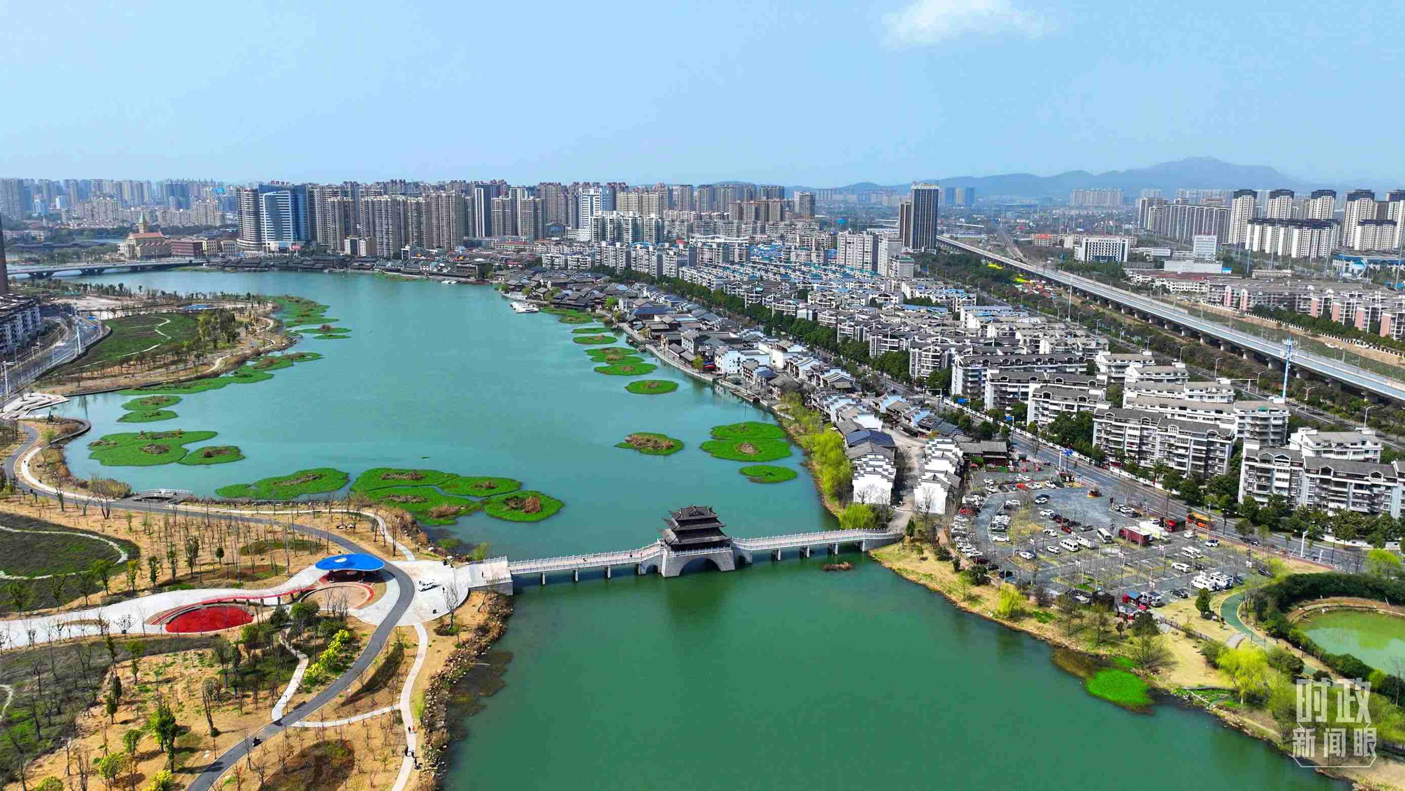 湖南常德。此次座談會前，習近平在長沙、常德兩地實地考察。（總臺央視記者范凱拍攝）