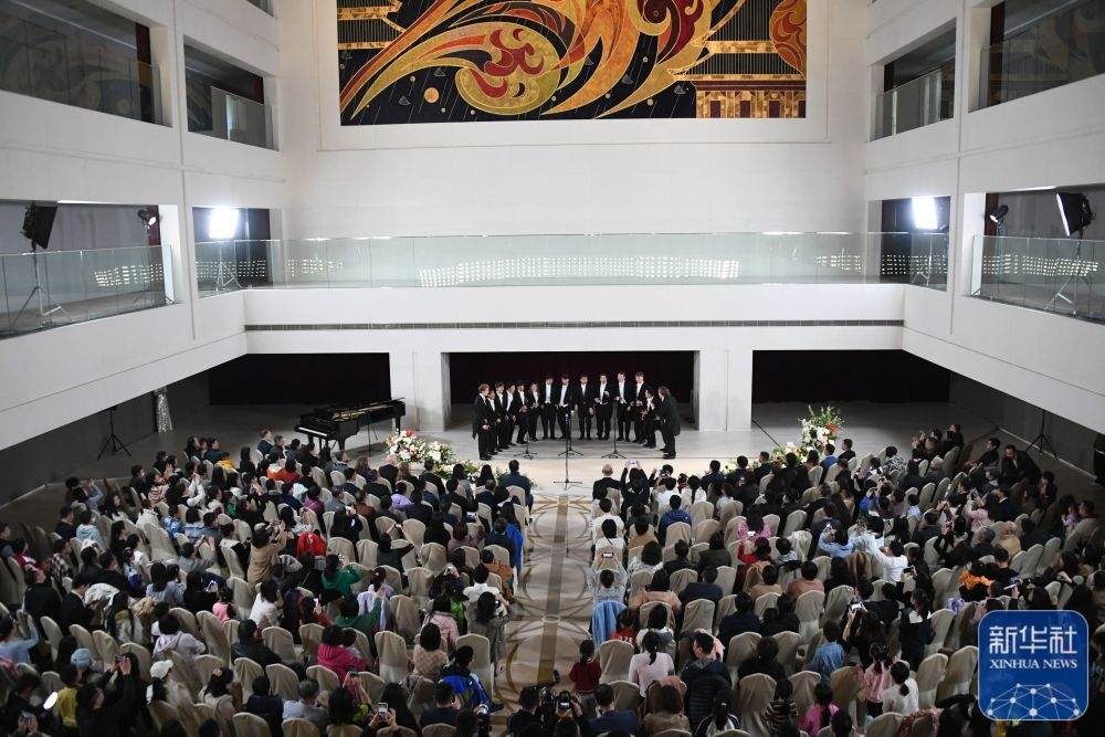 3月21日拍攝的“春暖·金融街韻律專場音樂會”現(xiàn)場。新華社記者 任超 攝