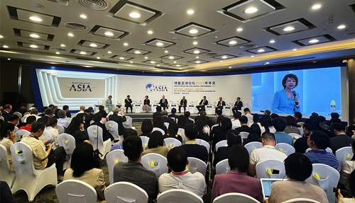 博鰲亞洲論壇2024年年會“人工智能全球治理”分論壇。人民網(wǎng)記者 喬雪峰攝