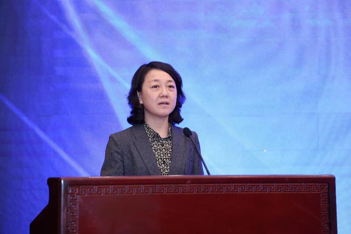 中華全國新聞工作者協(xié)會黨組成員、書記處書記吳兢致辭。主辦方供圖