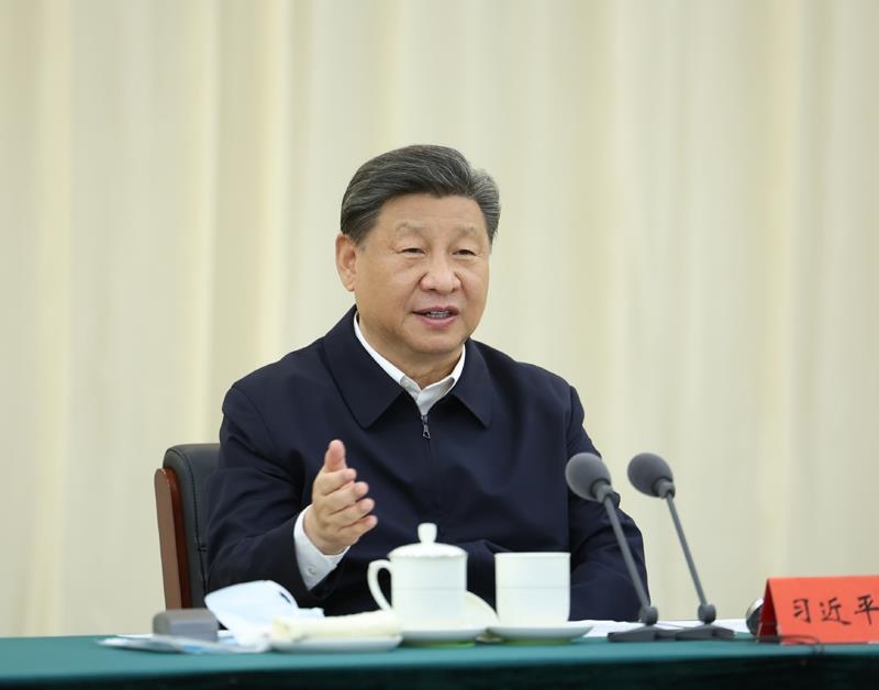 △2023年6月6日，習近平總書記在內(nèi)蒙古巴彥淖爾主持召開加強荒漠化綜合防治和推進“三北”等重點生態(tài)工程建設(shè)座談會并發(fā)表重要講話。