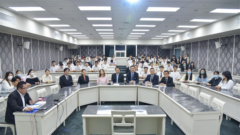 泰國(guó)博仁大學(xué)會(huì)場(chǎng)。中泰文化教育研究中心供圖