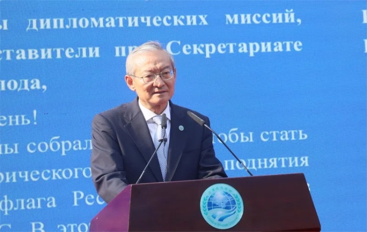 上合組織秘書長張明出席活動并致辭。主辦方供圖