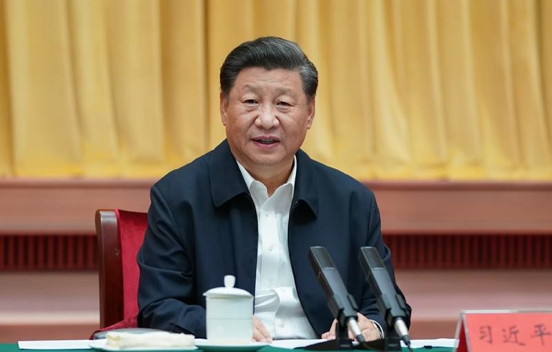 △2020年9月17日，習近平總書記在湖南長沙主持召開基層代表座談會并發(fā)表重要講話，聽取基層干部群眾代表對“十四五”規(guī)劃編制的意見和建議。
