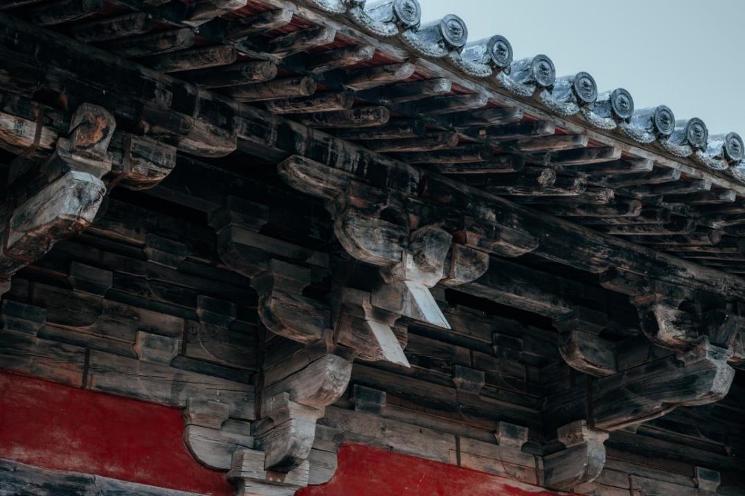 高平市崇明寺古建筑局部。邱活攝