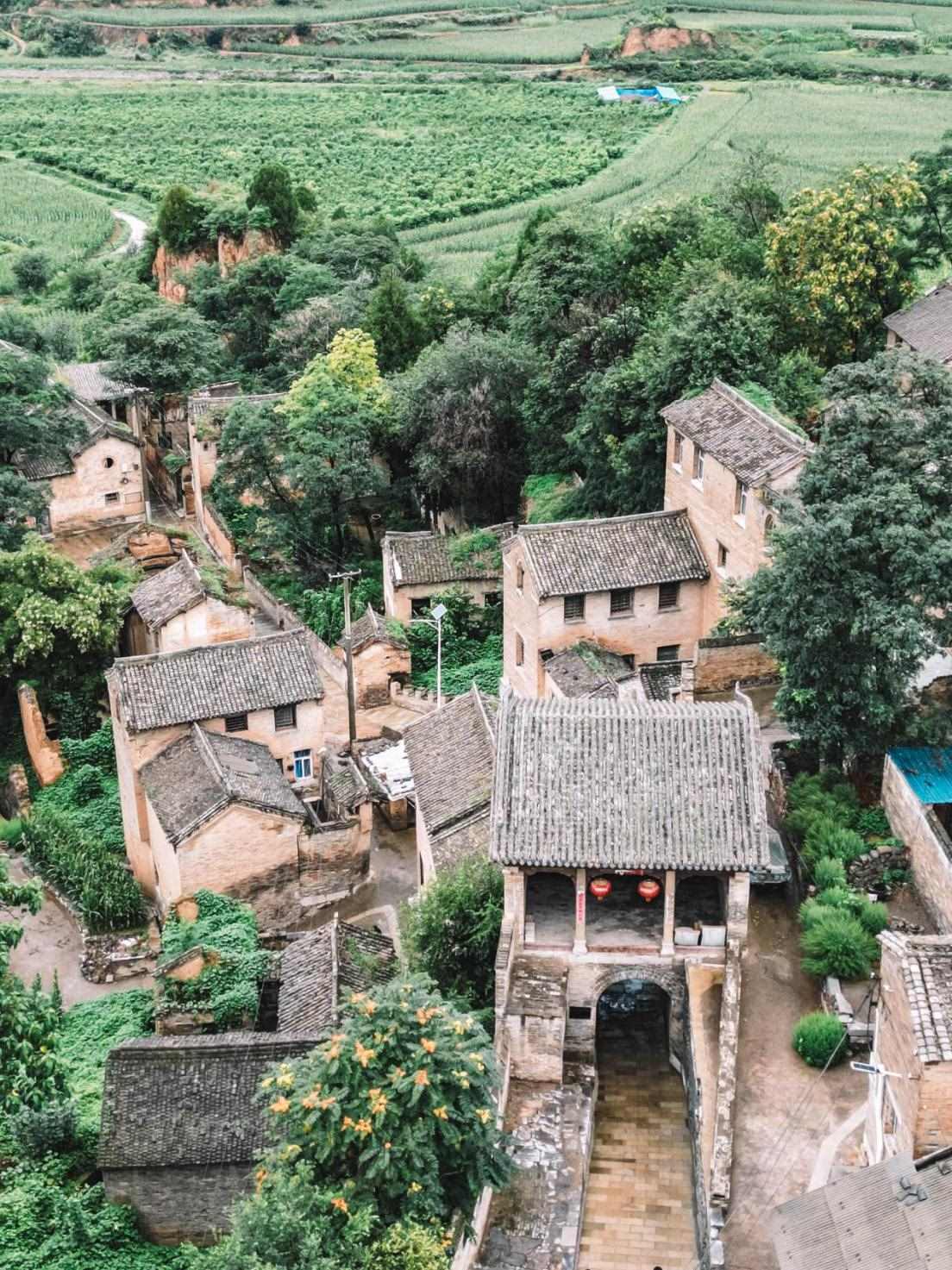 高平市永寧寨村，有許多明清建筑。王劍攝
