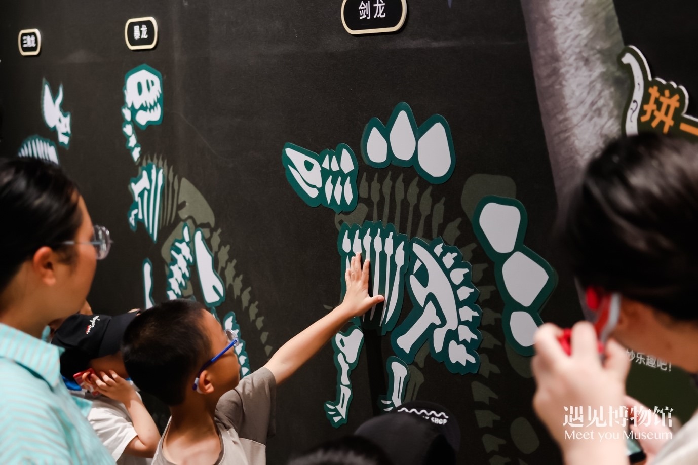 5. “2億年的地球記憶——恐龍化石特展”互動區(qū)域。遇見博物館供圖