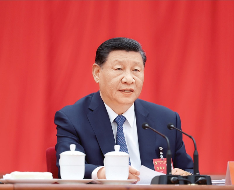 中國共產(chǎn)黨第二十屆中央委員會第三次全體會議，于2024年7月15日至18日在北京舉行。中央委員會總書記習(xí)近平作重要講話。 新華社記者 鞠鵬/攝