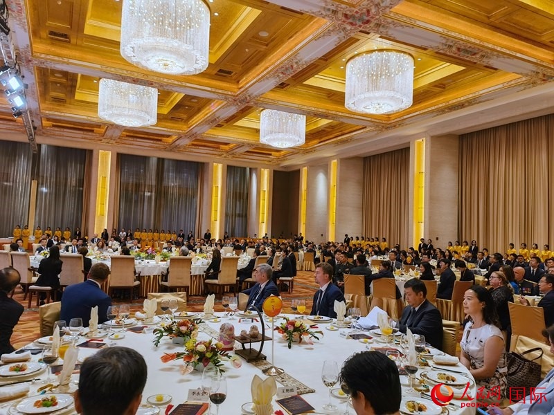 慶祝中俄建交75周年招待會(huì)在京舉行。人民網(wǎng)記者 李明琪攝