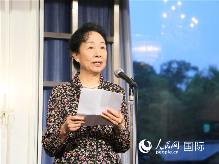 中國商務(wù)部原部長助理郭莉致辭。人民網(wǎng) 許可攝