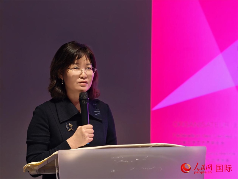 遼寧省文聯(lián)黨組書記、主席邵玉英致辭。人民網(wǎng)記者 于超凡攝