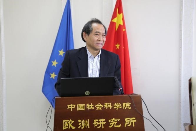 中國(guó)社會(huì)科學(xué)院歐洲研究所黨委書(shū)記、副所長(zhǎng)公茂虹主持開(kāi)幕式。吳迪攝