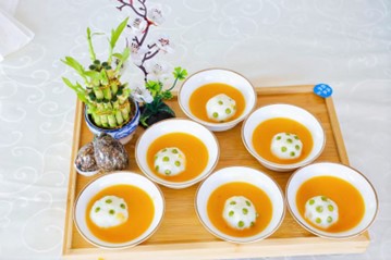 參賽作品“白雪尋蓮”。主辦方供圖