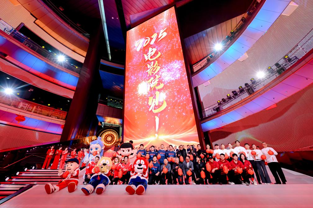 2025年春節(jié)檔電影主創(chuàng)合影。（圖片由主辦方提供）