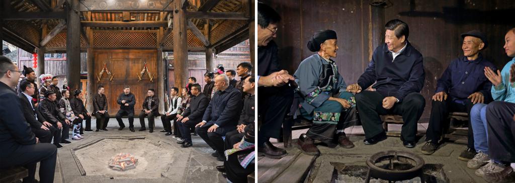左圖由新華社記者謝環(huán)馳拍攝；右圖由新華社記者蘭紅光拍攝。