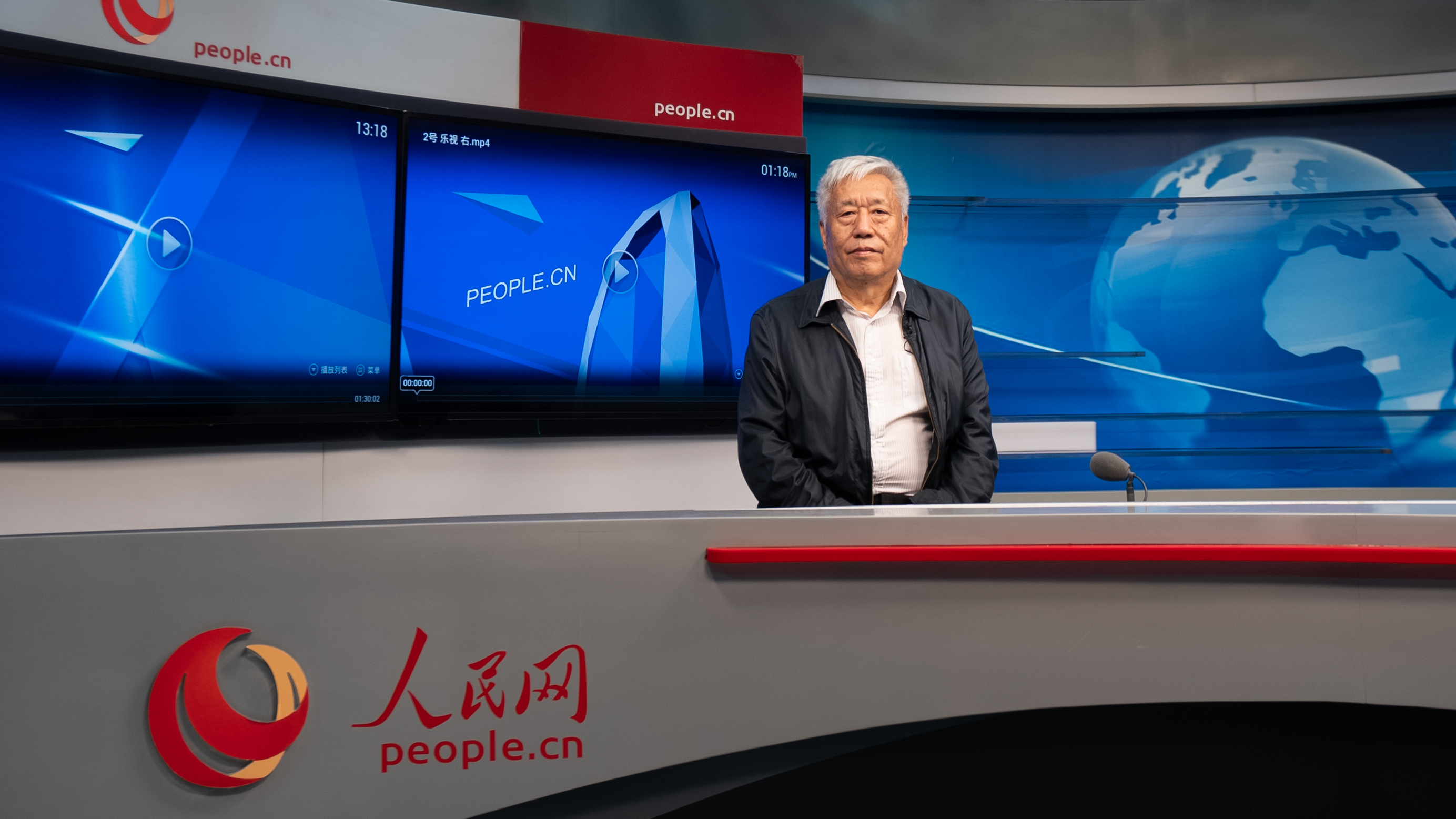 中國地震局地球物理研究所原副所長、研究員高孟潭作客人民網(wǎng)。人民網(wǎng)記者 葛泰佚攝