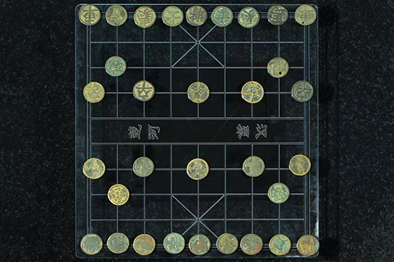 宋代中國銅象棋子。主辦方供圖
