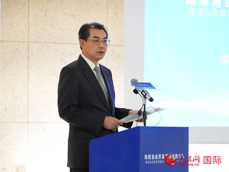 中國駐日本大使吳江浩致辭。人民網(wǎng) 許可攝