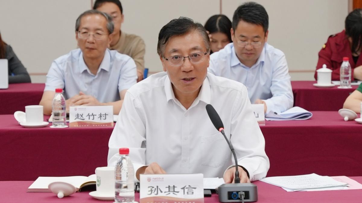 中國(guó)工程院院士、中國(guó)農(nóng)業(yè)大學(xué)校長(zhǎng)孫其信。校方供圖